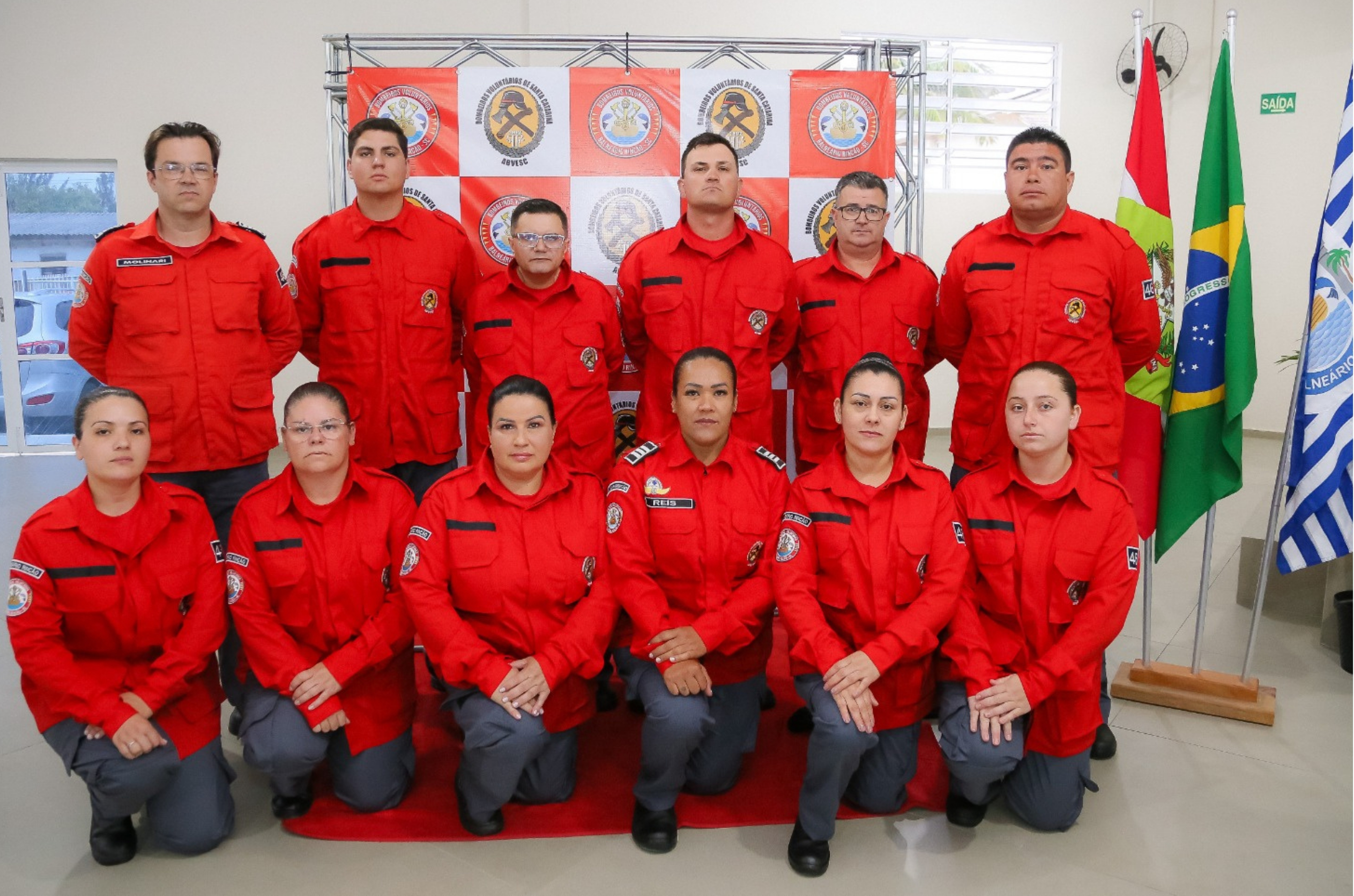 Bombeiros Voluntários de Balneário Rincão recebem reforço com formatura de nova turma