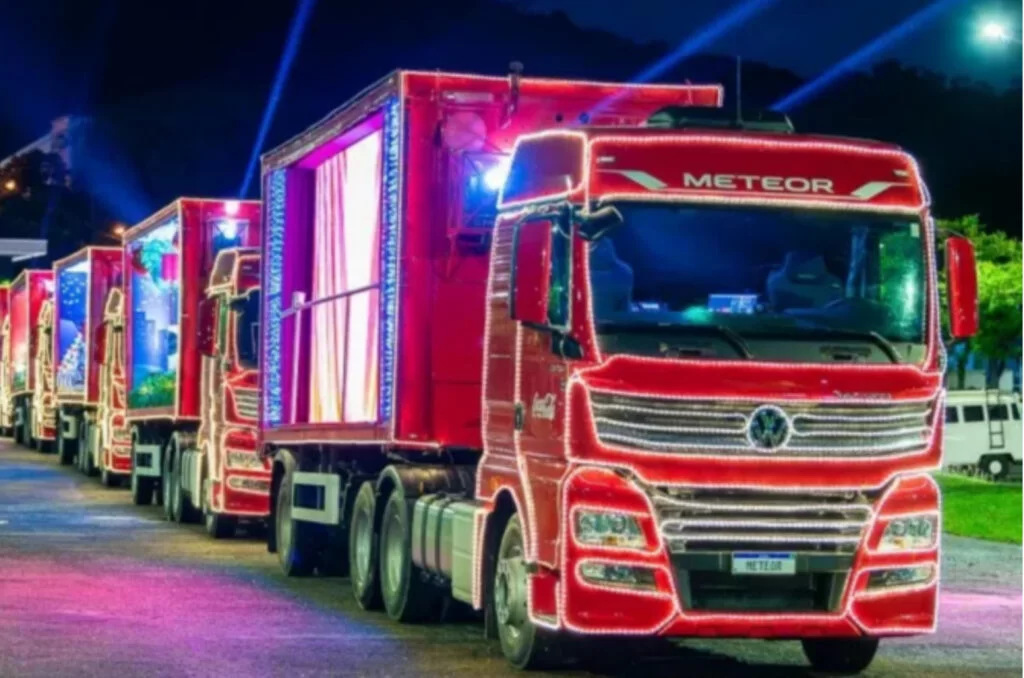 Caravana de Natal da Coca-Cola chega a Tubarão em 16 de dezembro
