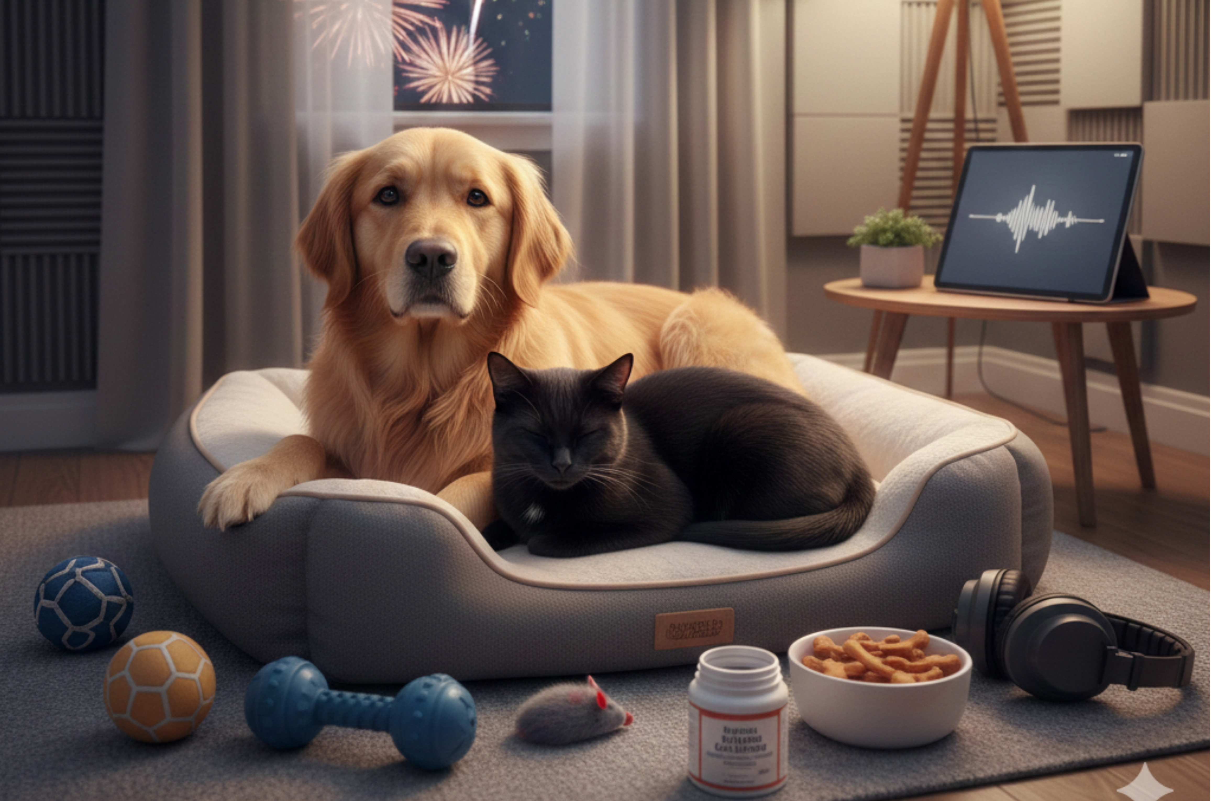 Como ajudar pets com ansiedade nas festas de fim de ano