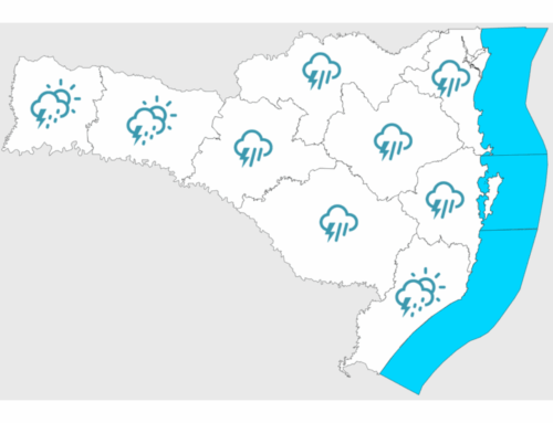 Sábado terá tempo firme pela manhã e risco de temporais à tarde em SC