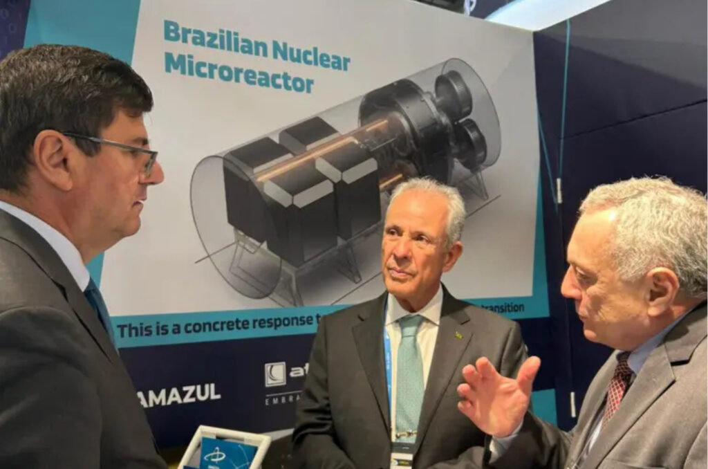 Diamante Energia apresenta projeto de microrreator nuclear em evento na França