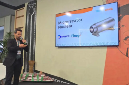 Diamante Energia apresenta projeto de microrreator nuclear na COP 30