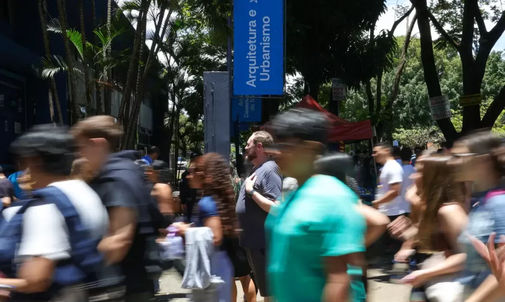 Enem 2025 tem 27% de abstenção no primeiro dia de provas - Foto: Fabio Rodrigues-Pozzebom/Agência Brasil