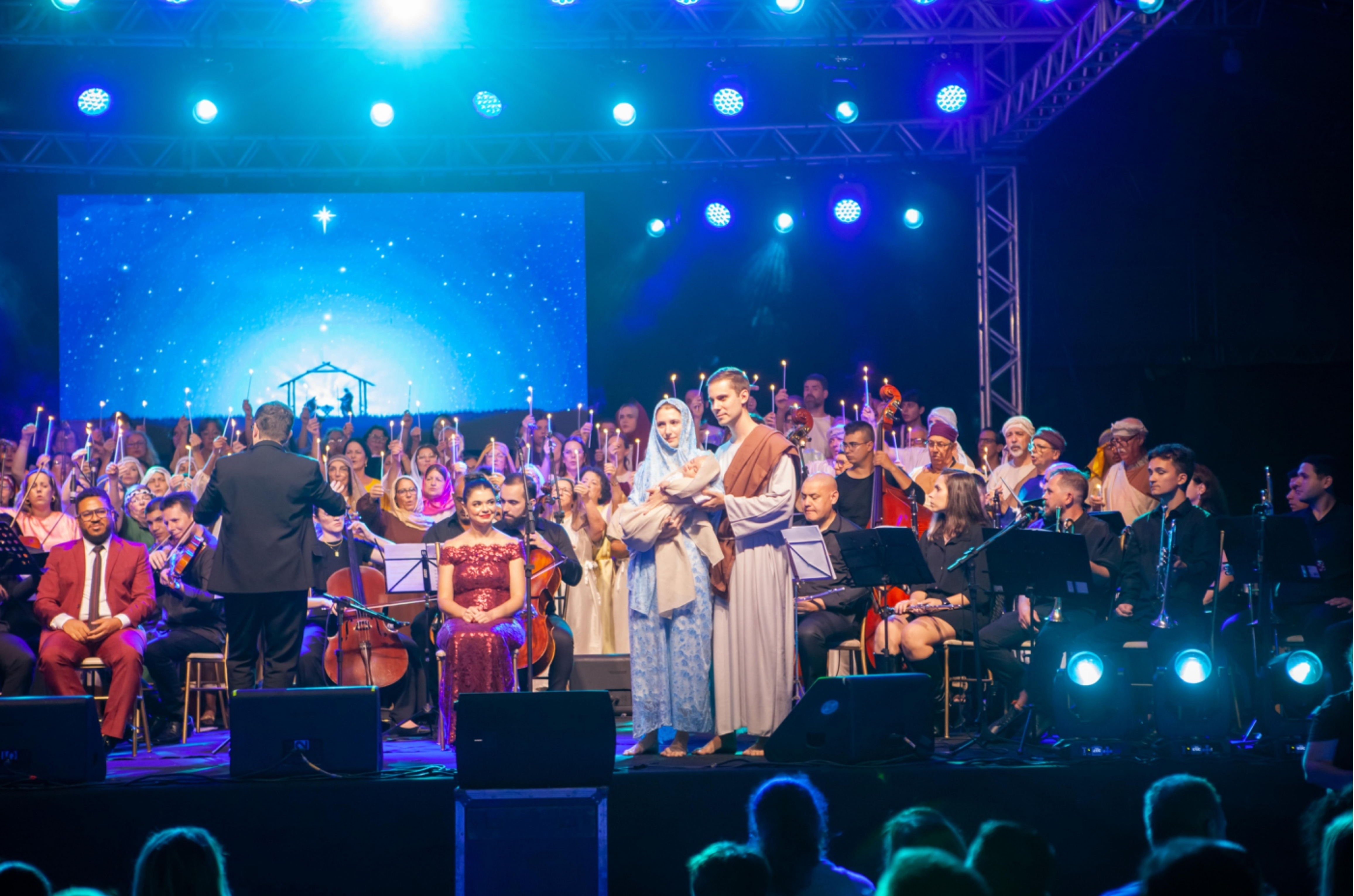 Espetáculo “Verdadeira Luz” reúne mais de 200 artistas hoje em Tubarão