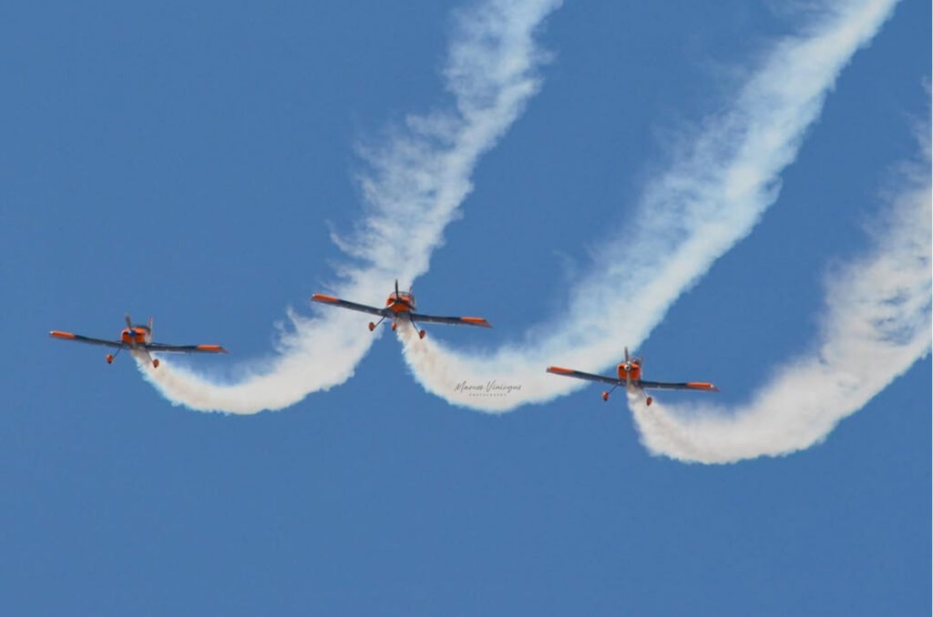 Espetáculo no céu marca o encerramento do centenário de Criciúma