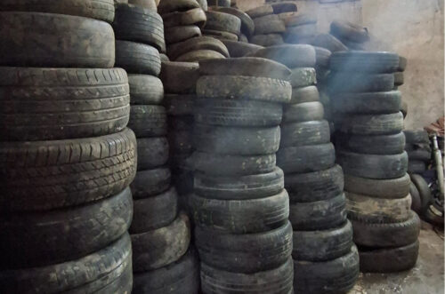 FLAMA recolhe 12 toneladas de pneus usados em ação ambiental em Laguna