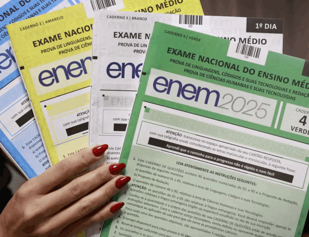 Inep divulga gabaritos do Enem 2025 após anular três questões por possível vazamento