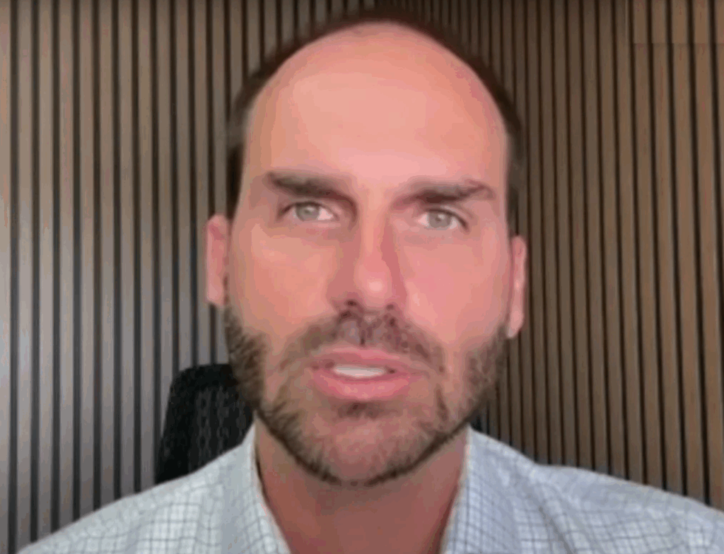 Eduardo Bolsonaro afirma que redução de tarifas dos EUA não teve influência do Itamaraty. Foto: Divulgação