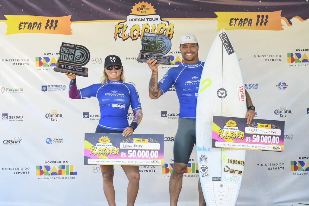Laura Raupp e Lucas Silveira vencem o Dream Tour Floripa