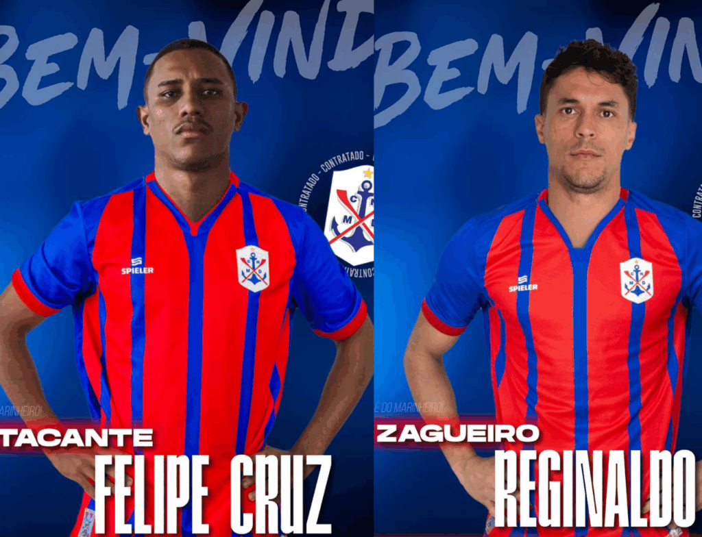 Marcílio Dias anuncia Felipe Cruz e Reginaldo como reforços para 2026