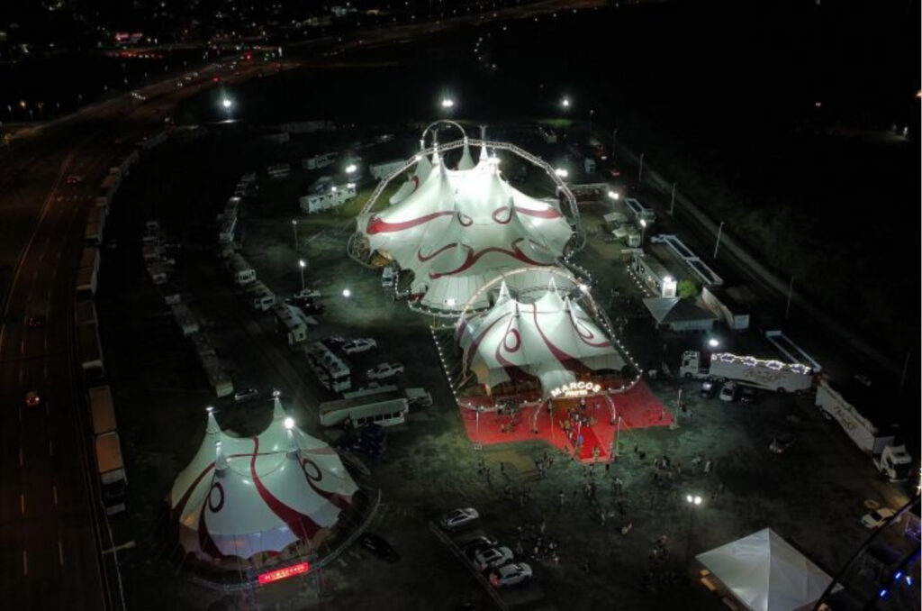 Mirage Circus estreia em Tubarão com megaestrutura