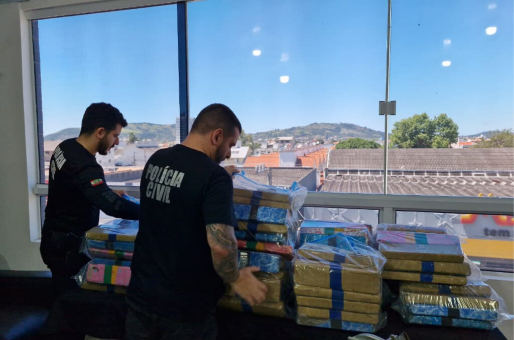 Polícia prende líder de facção que atuava em Tubarão e apreende 340 kg de maconha