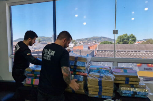 Polícia prende líder de facção que atuava em Tubarão e apreende 340 kg de maconha