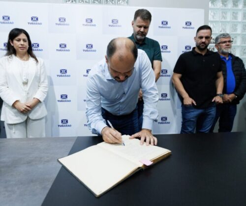 Felippe Tessmann assume como prefeito interino de Tubarão