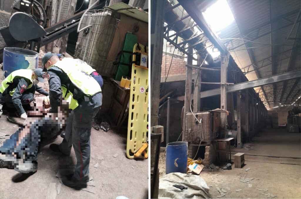 Queda de quatro metros deixa trabalhador ferido em empresa de Morro da Fumaça