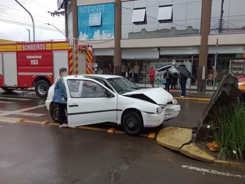 Mulher fica ferida após ser atropelada em Urubici