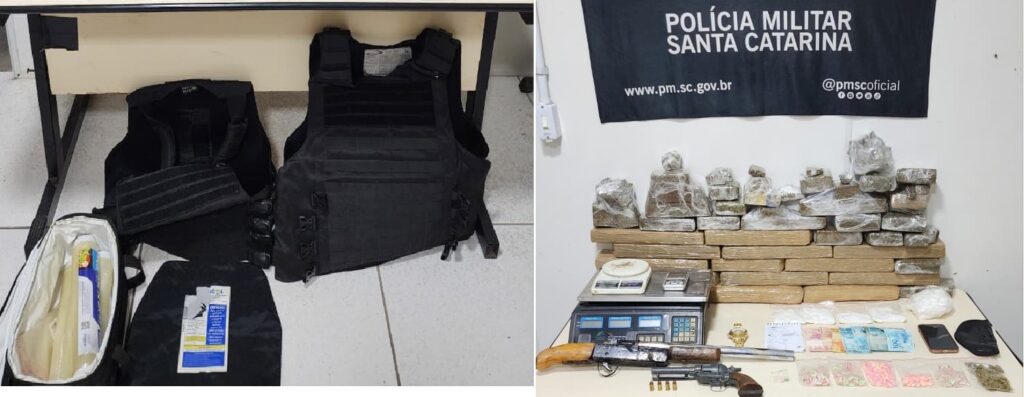 Jovem suspeito de operar tele-entrega de drogas é preso com arma de fogo em Ilhota