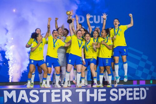 Brasil é o primeiro campeão da Copa do Mundo Feminina de Futsal após superar Portugal