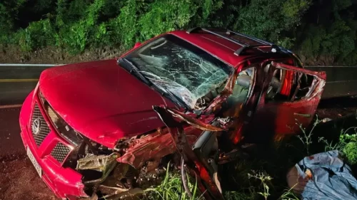 Acidente na BR-282 em Xaxim deixa motorista morto na noite de segunda-feira