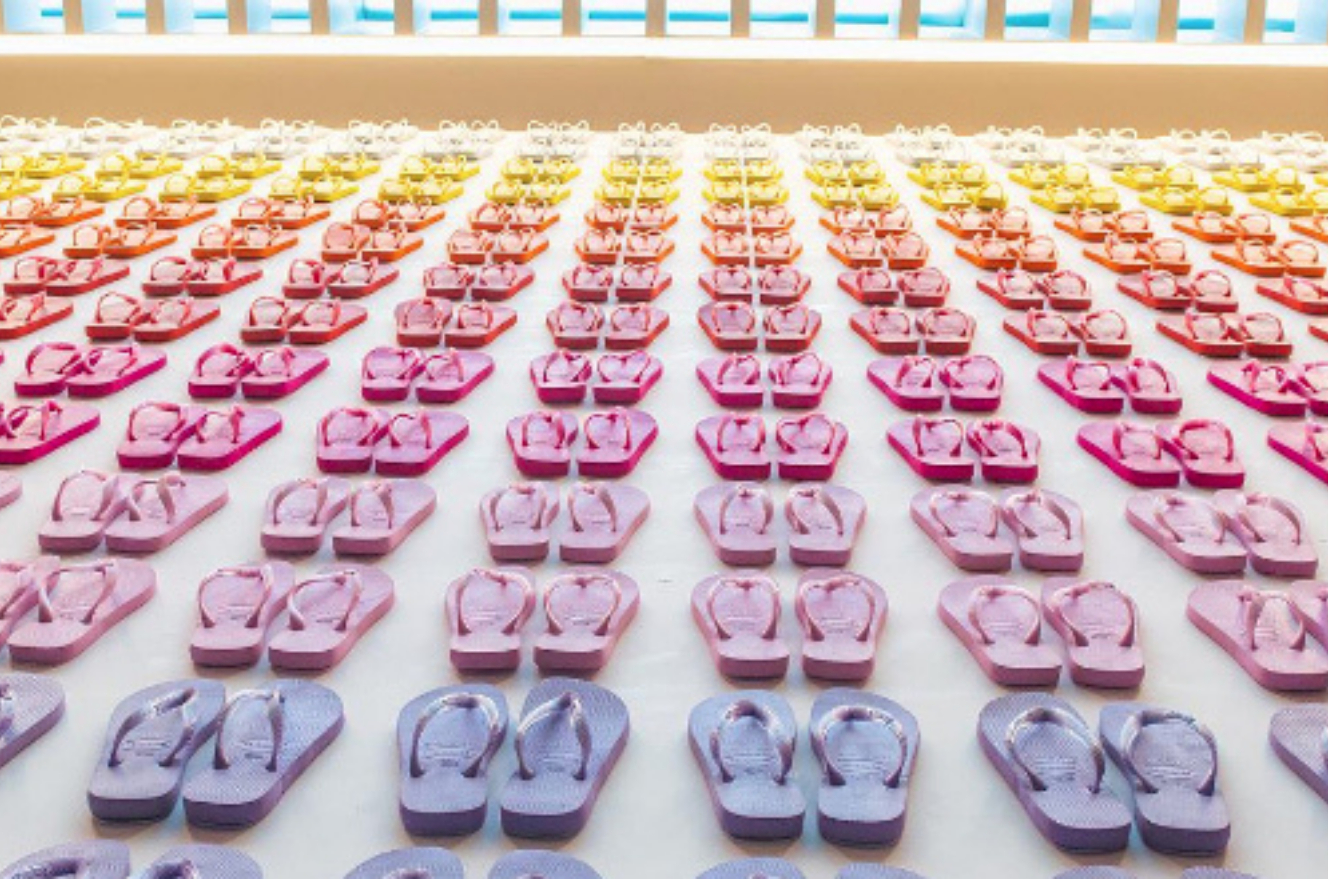 As Havaianas e o pé esquerdo