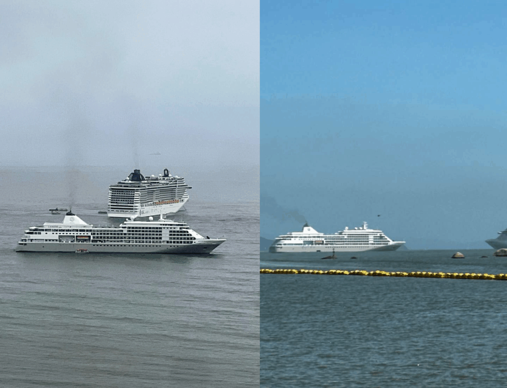 Balneário Camboriú recebe dois navios de cruzeiro no mesmo dia
