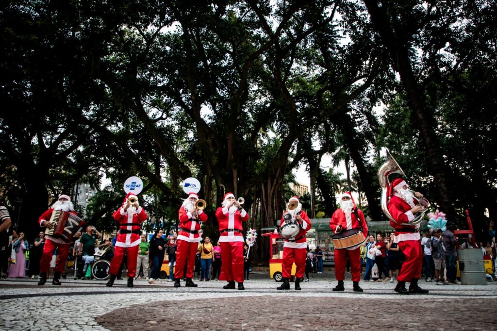 Bandinha do Noel anima o Centro de Florianópolis até 24 de dezembro