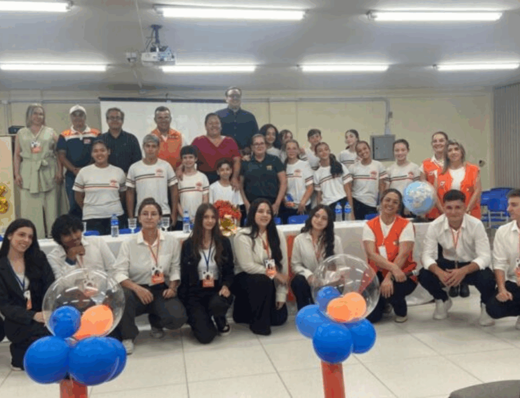 Educação climática forma alunos preparados para desastres em Tubarão. Foto: Divulgação