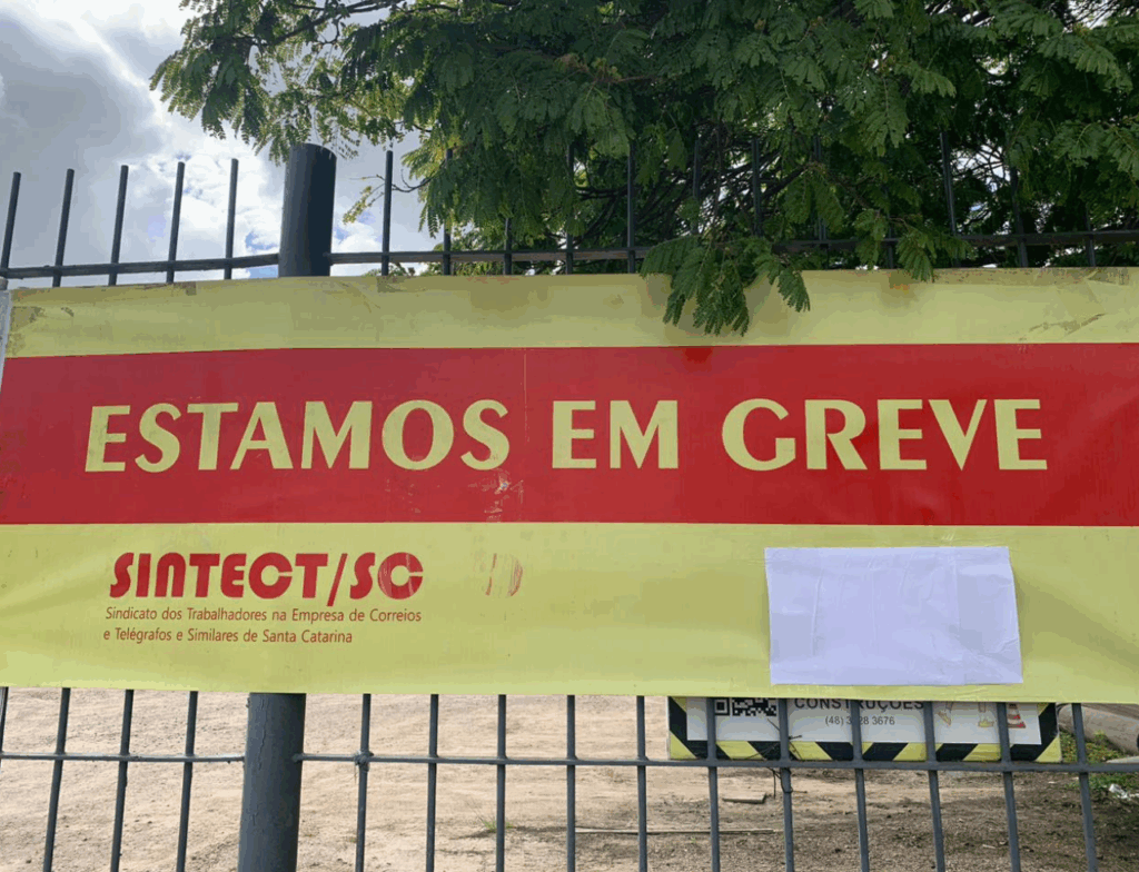 Greve dos Correios começa em Santa Catarina e mais sete estados