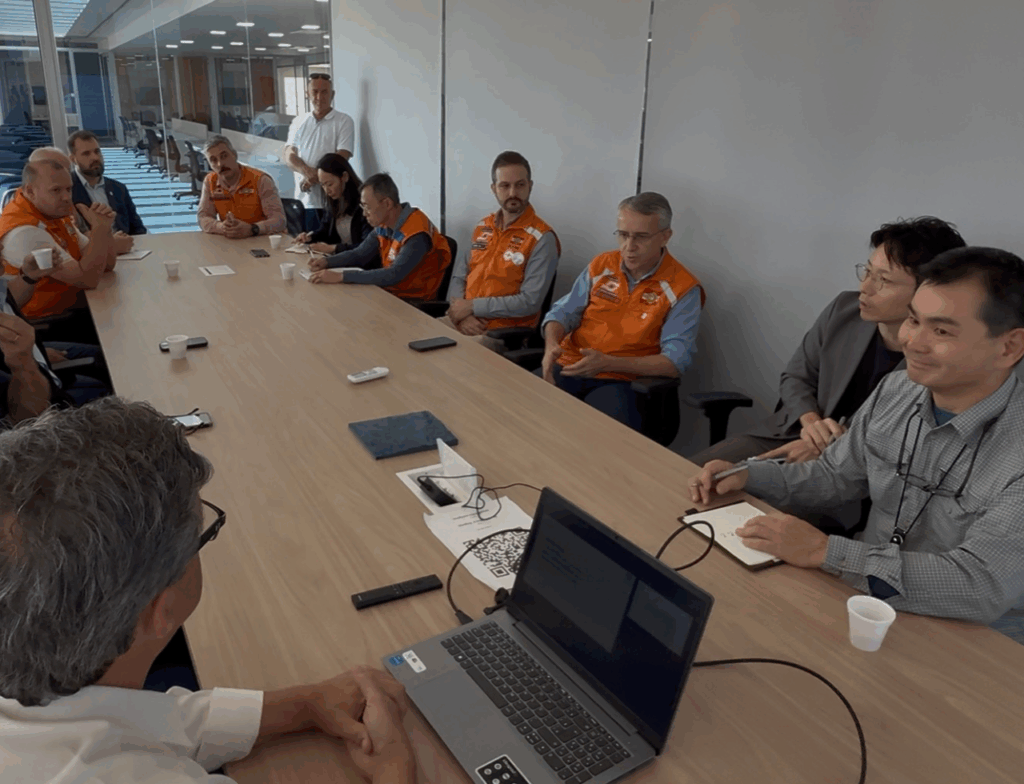 JICA sobrevoa Bacia do Rio Tubarão e alinha cooperação para prevenção de desastres. Foto: Marcelo Felipe/SPDC