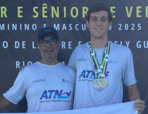 Rafael Carvalho conquista medalhas históricas para a natação de Tubarão no Brasileiro