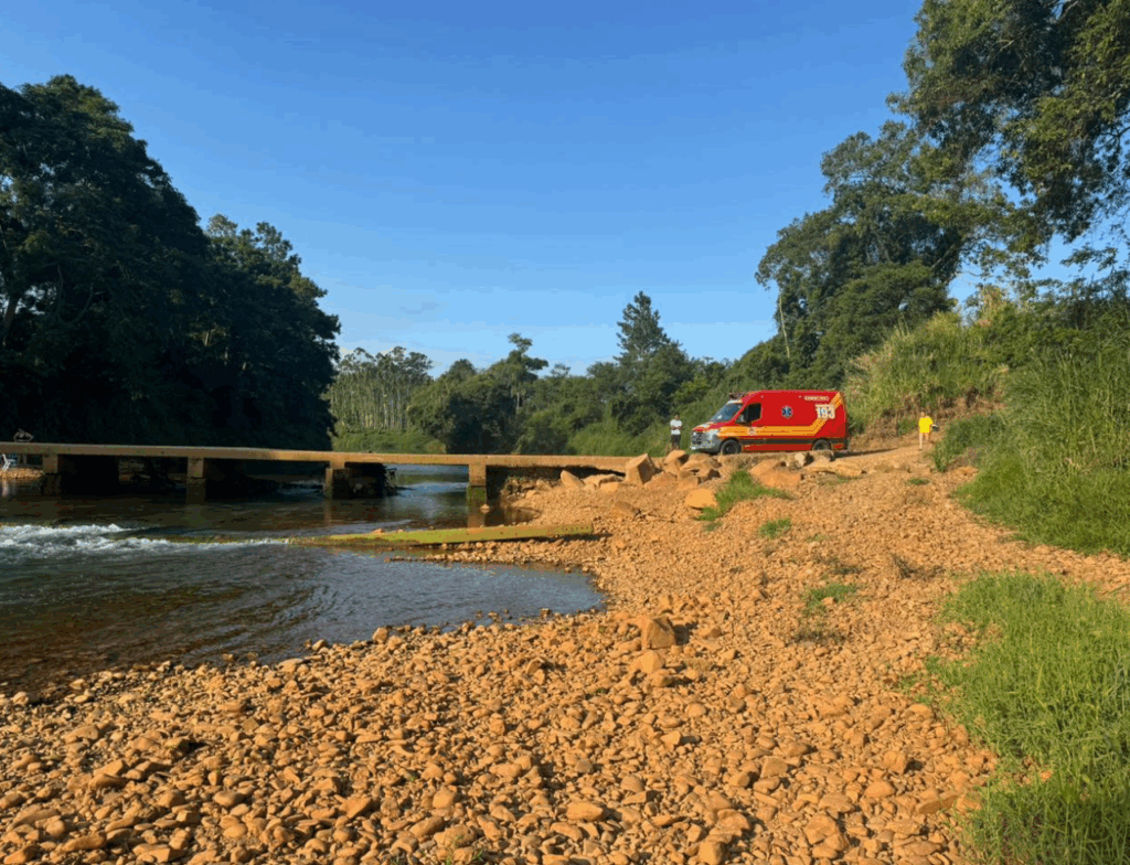 Homem morre afogado em rio de Forquilhinha