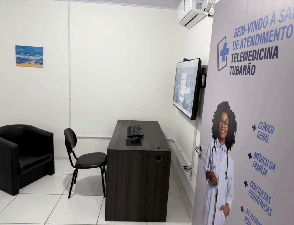 Tubarão amplia acesso à saúde com sala presencial de telemedicina