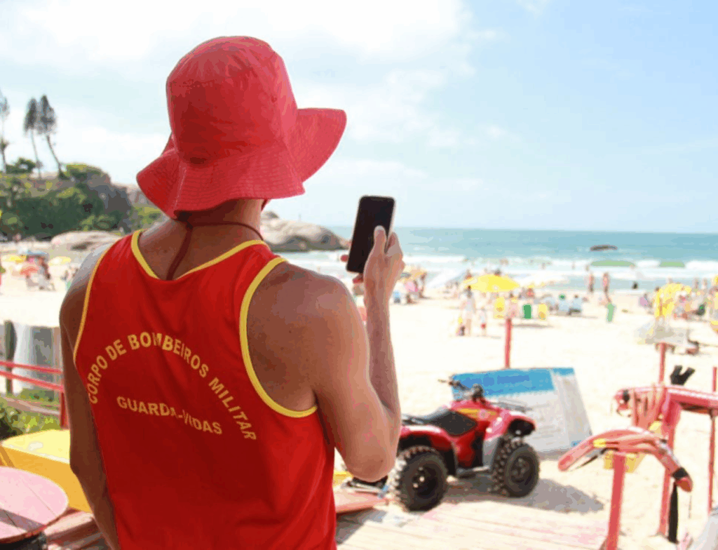 Corpo de Bombeiros orienta pais sobre cuidados necessários nas praias