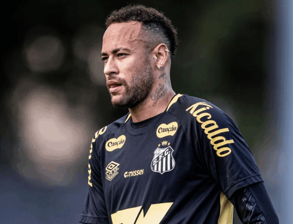 Neymar renova com o Santos até o fim de 2026 e anima a torcida
