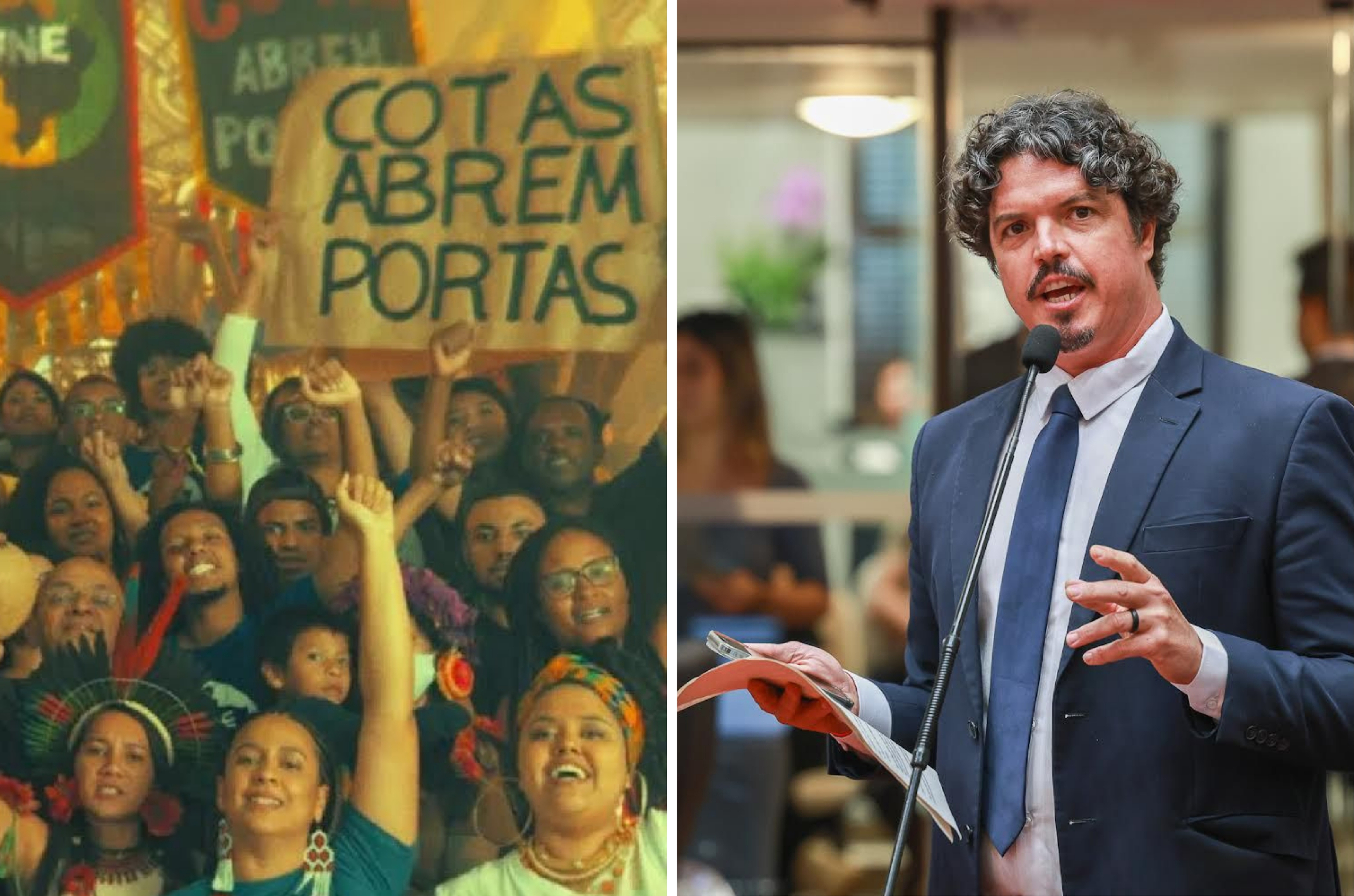 Deputado Marquito lidera campanha para vetar projeto que acaba com cotas em SC