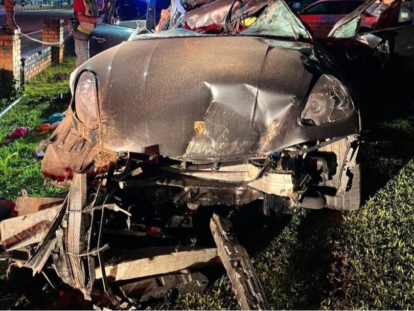 Empresária morre em acidente com Porsche em Balneário Camboriú