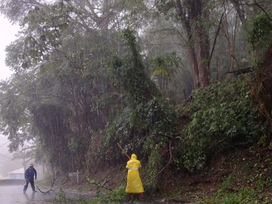 Florianópolis registra 61 mm de chuva em 3 horas e tem pontos de alagamento nesta terça