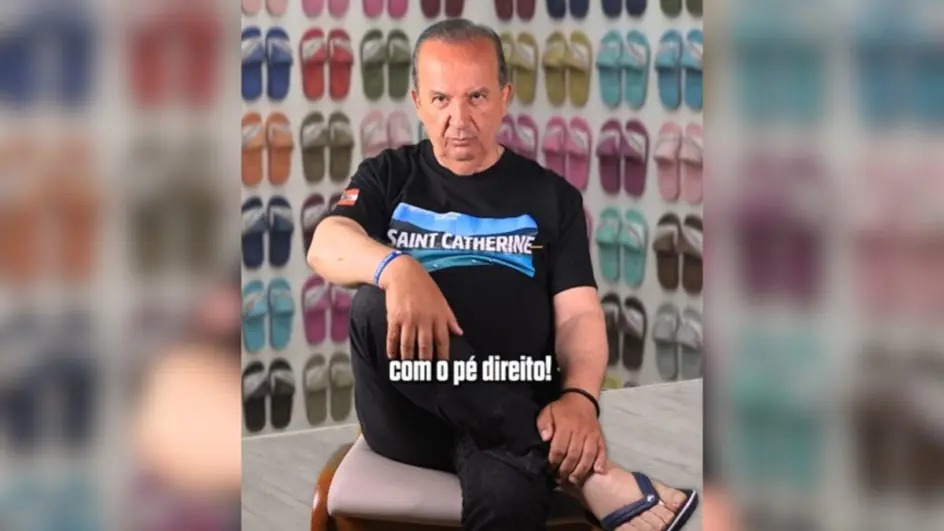 Governador usa ironia e polêmica publicitária em mensagem de Ano-Novo