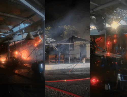 Incêndio atinge restaurante em marina na Capital