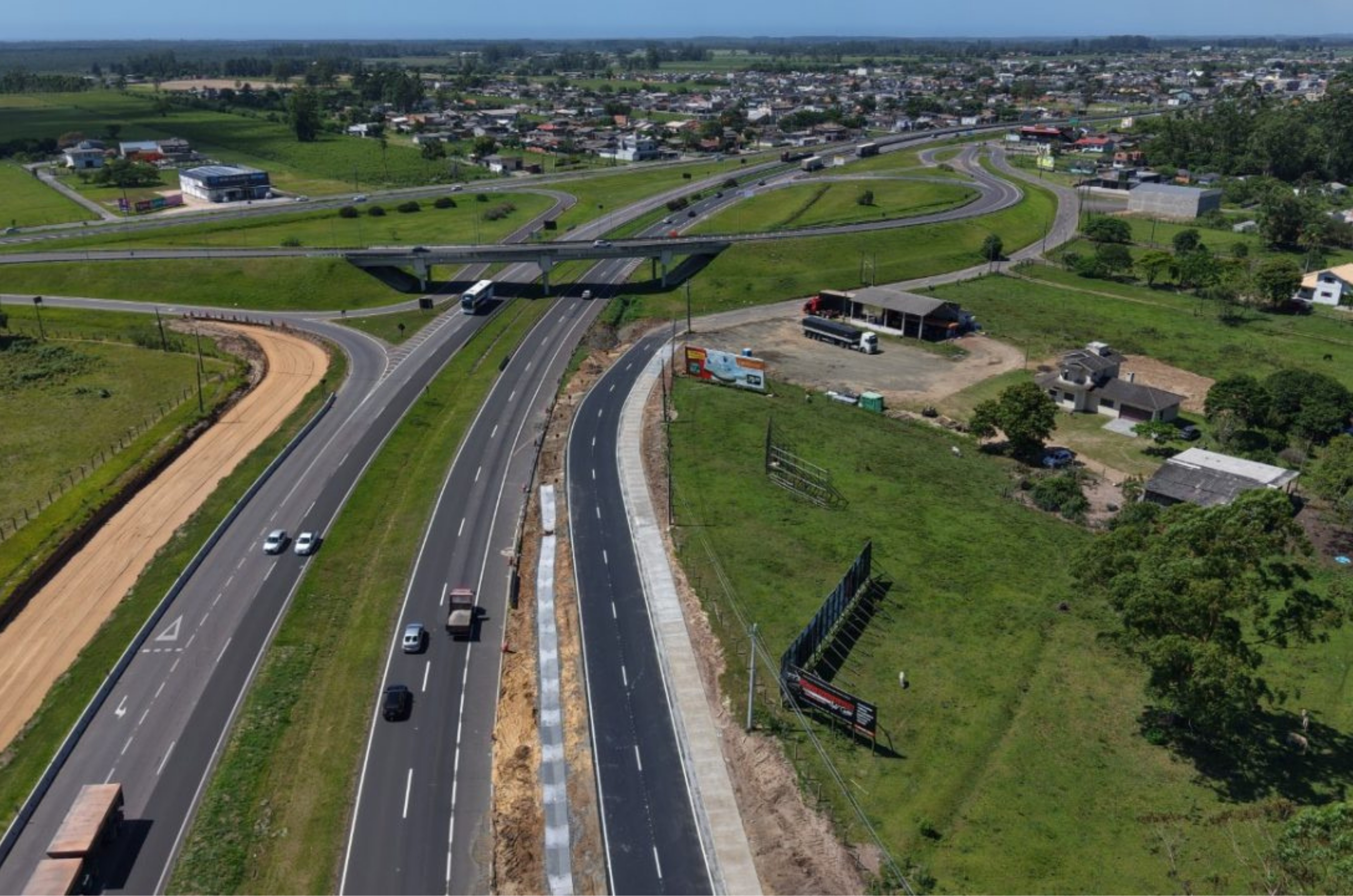 Novo trecho da marginal sul da BR-101 é liberado em Araranguá