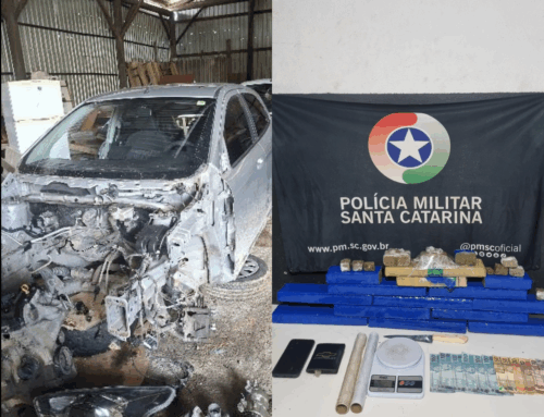 Operações da PM resultam em prisões por desmanche de veículos e tráfico de drogas em Itajaí