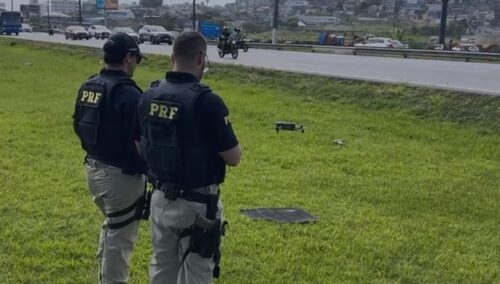 PRF usa drones para reforçar fiscalização no feriado de Natal em SC