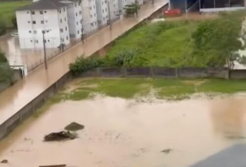 Palhoça decreta situação de emergência após chuva intensa e danos no município