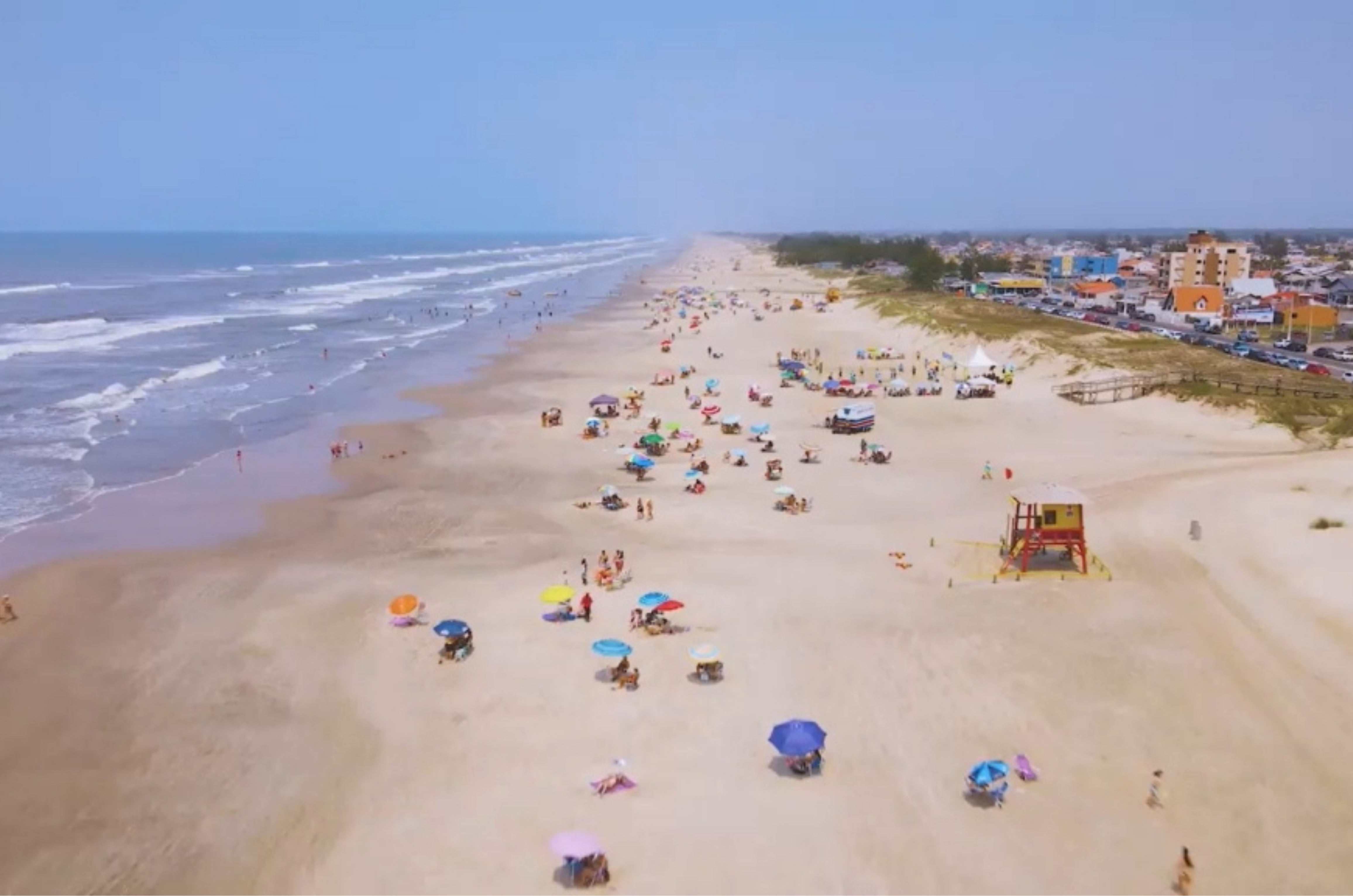Praias do Extremo Sul de SC têm maioria dos pontos próprios para banho