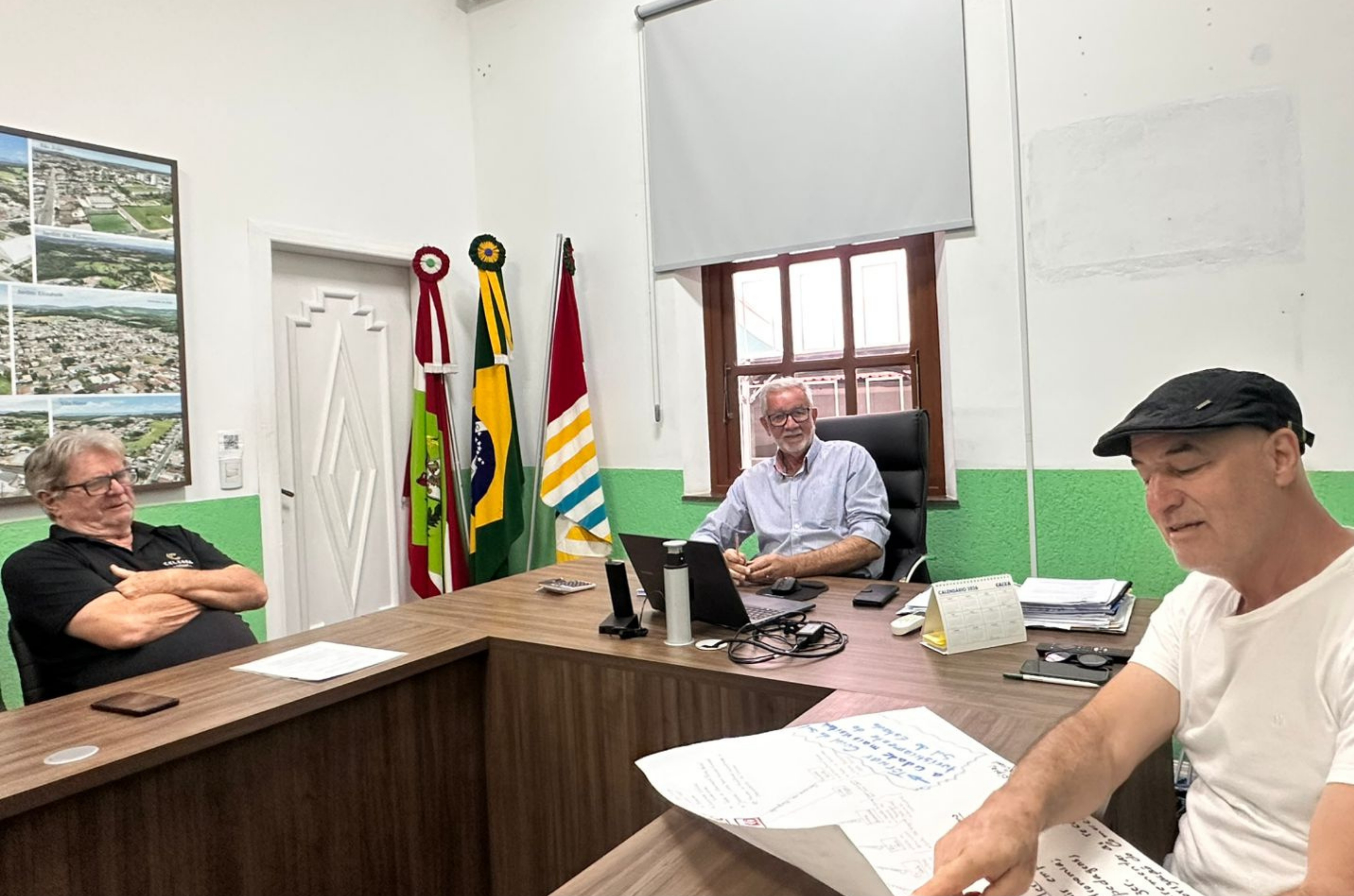 Prefeito de Cocal do Sul discute turismo e mobilidade com o Contur