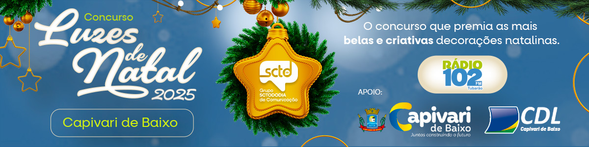 LUZES DE NATAL CAPIVARI
