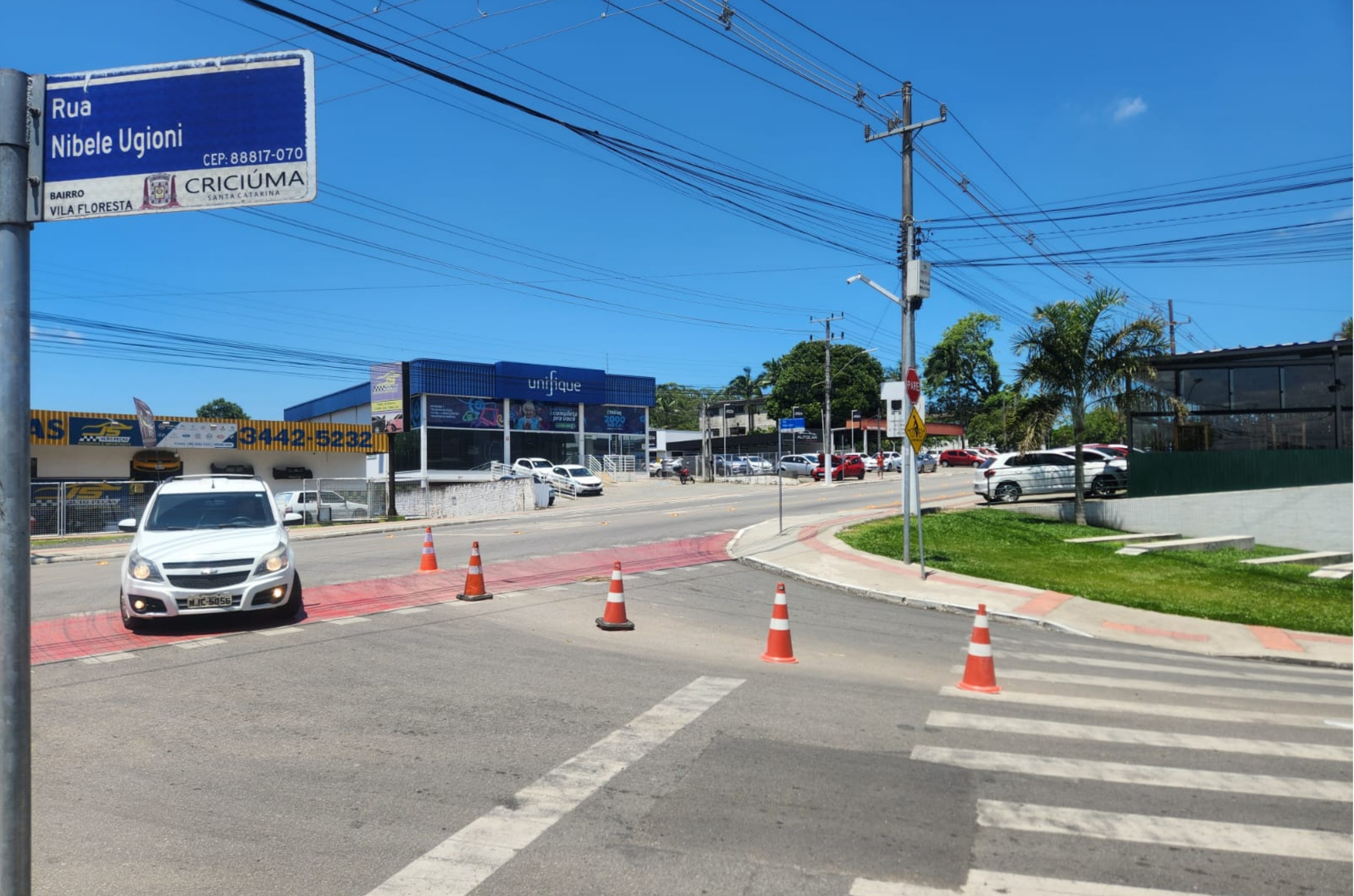 Trânsito é atualizado na Avenida Luiz Lazzarin, em Criciúma, a partir desta terça-feira