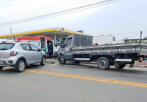 Mal súbito resulta em morte após colisão entre automóvel e caminhão na SC-108 em Cocal do Sul