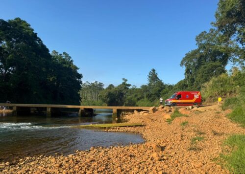 Homem morre afogado em rio em Forquilhinha