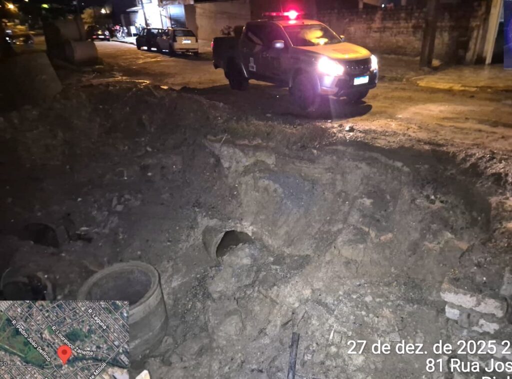 Chuva intensa causa transtornos em sete bairros de Criciúma